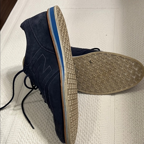 New Balance Dark Blue Suede Oxfords